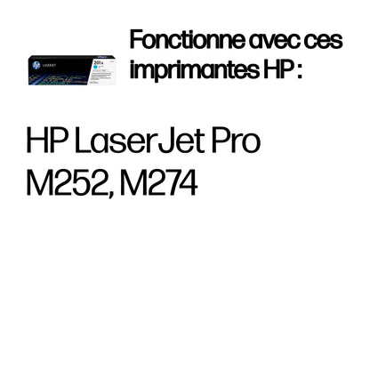 Cartouche toner HP cyan 201a - 1330 pages