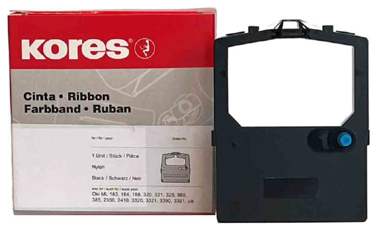 Ruban nylon oki ml182/390 - noir 8mm