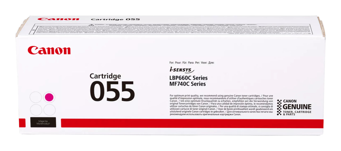 Cartouche Toner Canon 055 ma - 2100 pages magenta