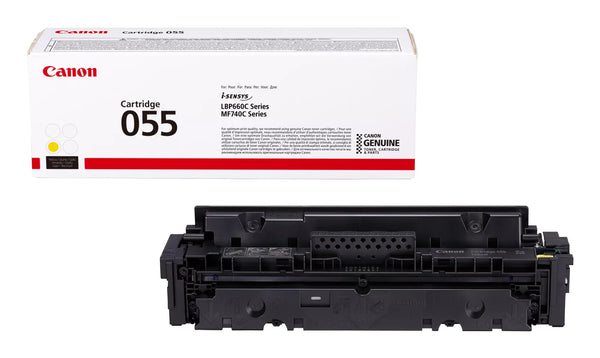 Cartouche Toner Canon jaune 055 - 2100 pages pour i-sensys mf740