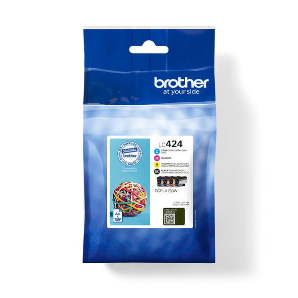 Pack cartouches Brother lc424 - impression haute qualité