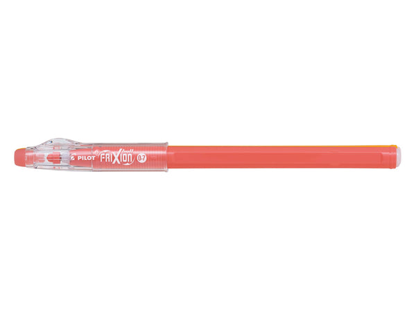 Stylo bille à encre gel frixion  0.7 mm -  ecriture orange corail