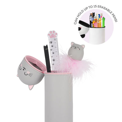 Trousse Silicone Souple Legami 2-en-1 - Rétractable et Pratique