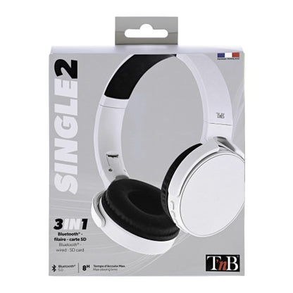 Casque bluetooth 5.0 gris - confort et polyvalence