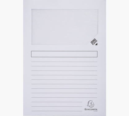 Chemises à fenêtre a4 - 120g - paquet de 100