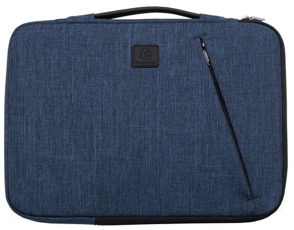 Housse informatique 13-14" - polyester recyclé bleu