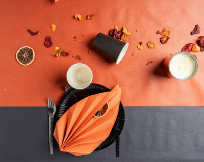 Assiette carton 23cm p/20 noir