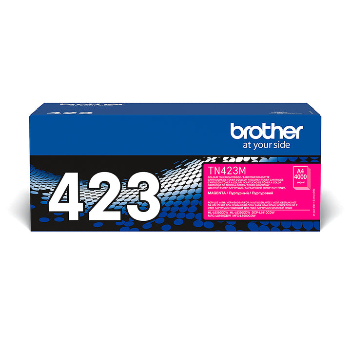 Cartouche toner Brother tn-423m - rendement élevé 4000 pages