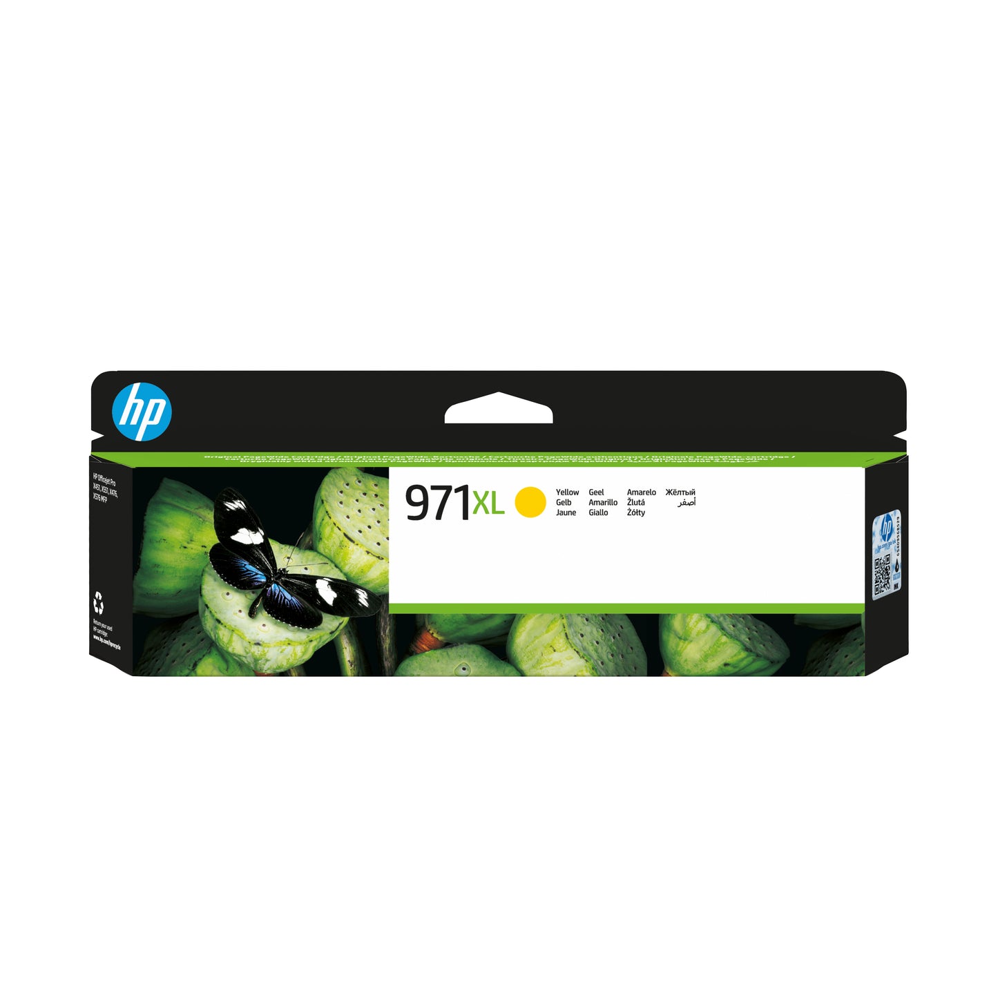 Cartouche d'encre HP jaune 971xl - haut rendement