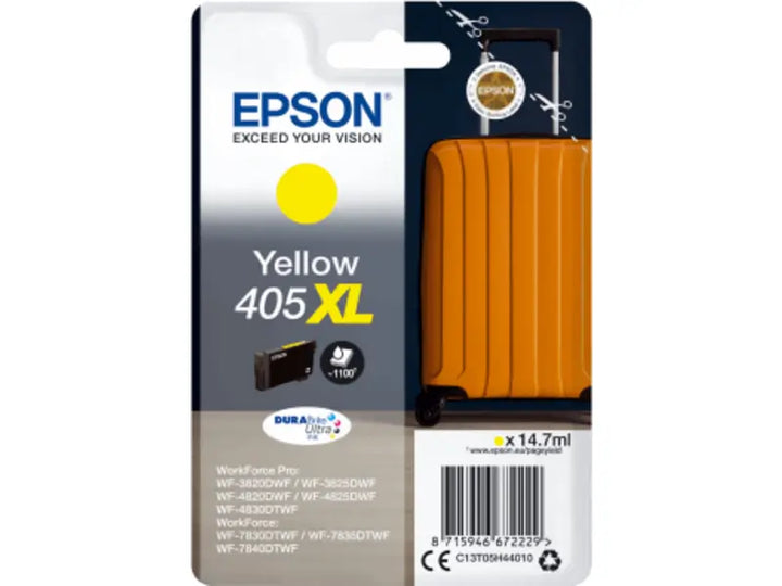 Cartouche d'encre Epson 405xl 14.7 ml Jaune