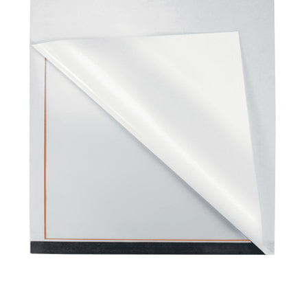 Porte-affiche magnétique A4 adhésif - orange-lot de 2