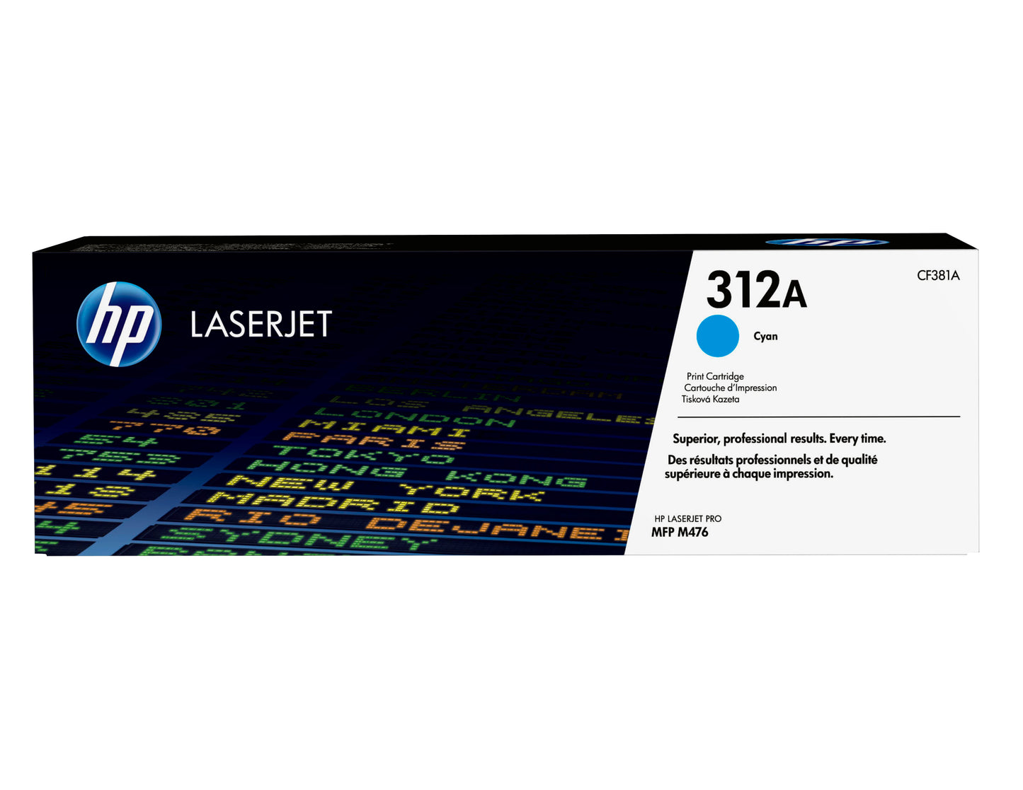 Cartouche toner HP cyan 312a - impression professionnelle