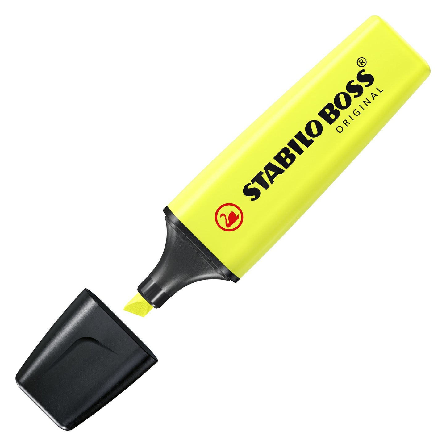 Surligneur STABILO Boss Jaune LOT de 10