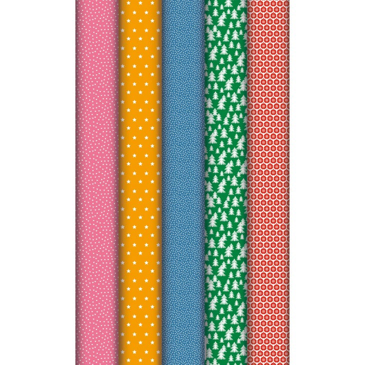 Papier cadeau Clairefontaine Motif 60 g/m² 0,70x5m