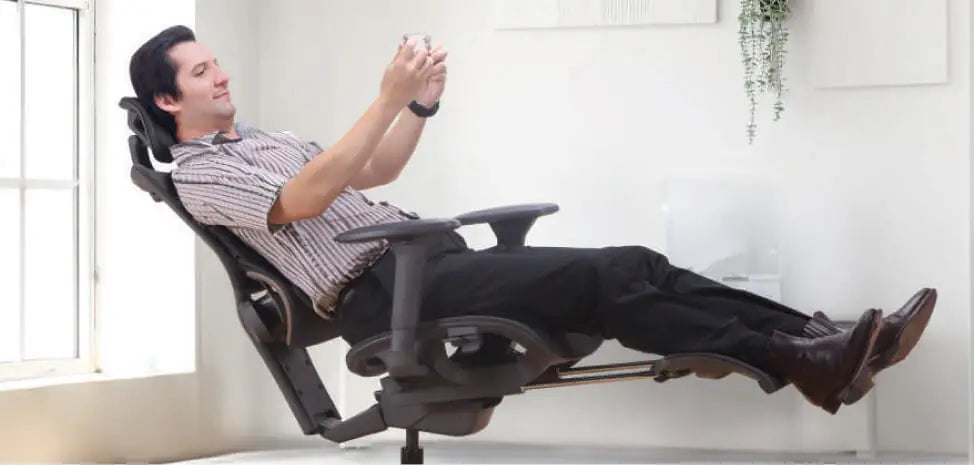 Fauteuil de bureau Zenit filet avec tétiére et repose pied