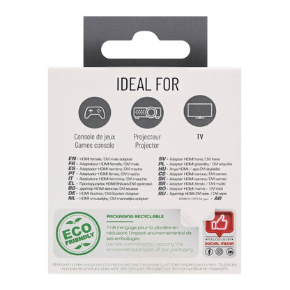 Adaptateur hdmi-dvi bidirectionnel - connectivité flexible