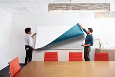 Tableau blanc en rouleau easy erase 121x182cm