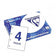 Papier a4 Clairalfa 80g perforé - ultra blanc, 500 feuilles