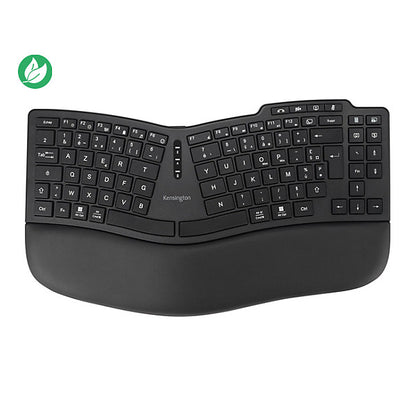 Clavier sans fil kensington kb675 eq - ergonomie et polyvalence