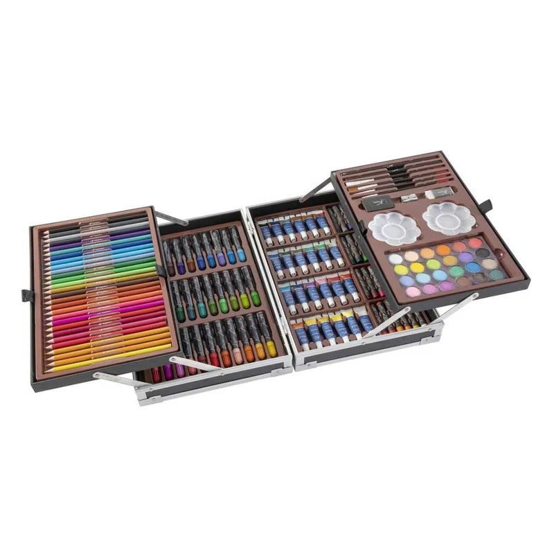 Mallette de dessin et peinture - 145 pièces complètes