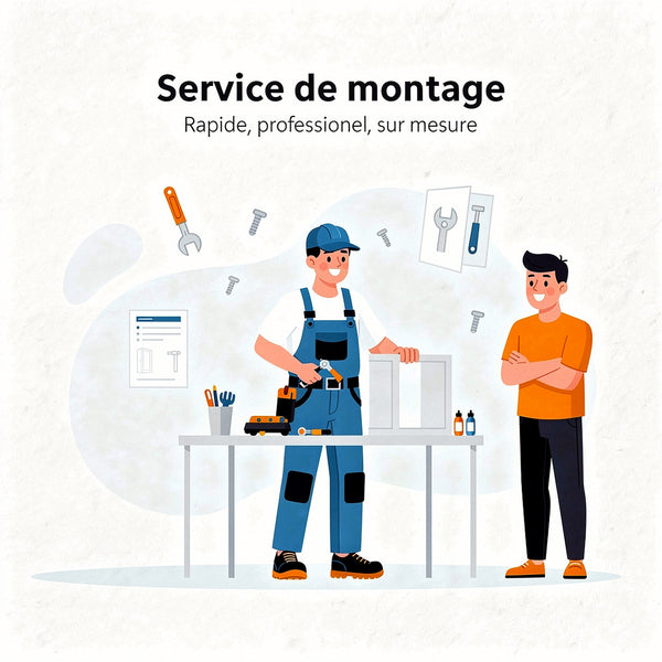 Montage bureau gamme work-pratic-scandinav-liberty- service complet