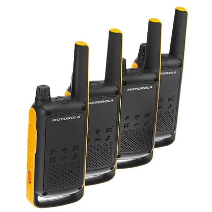 Pack 4 talkie walkie MOTOROLA T82 extreme - portée 5000m