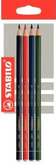 Crayon Couleur multi-surfaces stabilo all  - etui de 4 couleurs assorties N/R/B/V