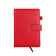 Carnet format A5 - couverture rouge simili cuir