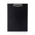 Porte bloc avec pince et rabat 22.5x31.5 cm -noir