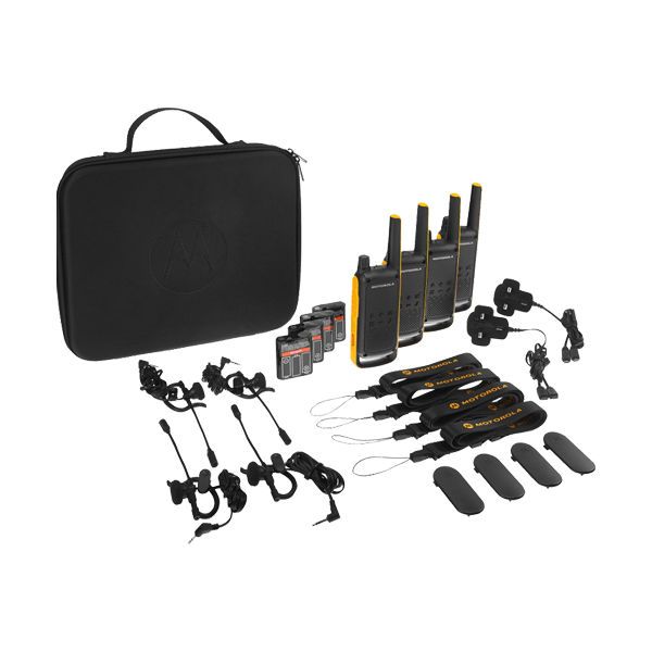 Pack 4 talkie walkie MOTOROLA T82 extreme - portée 5000m
