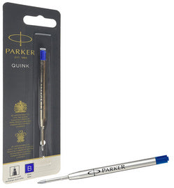 Recharge stylo bille Parker - Encre Bleue Fluide et Fiable
