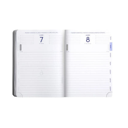 Agenda Forum Samouraï Exacompta 12 x 17 cm Journalier Août 2026 - Juillet 2027