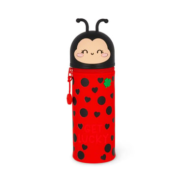 Trousse Silicone Souple Legami 2en1 - Design Coccinelle