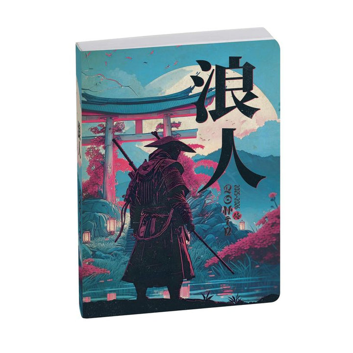 Agenda Forum Samouraï Exacompta 12 x 17 cm Journalier Août 2026 - Juillet 2027