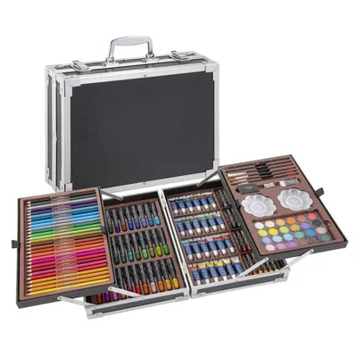 Mallette de dessin et peinture - 145 pièces complètes