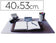 Sous-main de bureau 40X53cm -transparent
