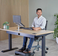Support pc portable bureau - réglable et ergonomique-noir