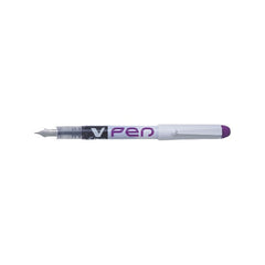 stylo plume v-pen  encre effaçable violet